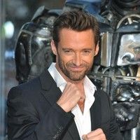 Hugh Jackman in Real Steel UK film premiere photos